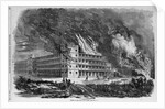 Burning of the Mount Vernon Hotel, Cape May, NJ by Anonymous