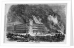 Burning of the Mount Vernon Hotel, Cape May, NJ by Anonymous