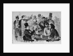 Lager Bier Everywhere. - Characteristic Scene in a New York Lager Bier Saloon by Anonymous