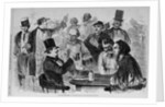 Lager Bier Everywhere. - Characteristic Scene in a New York Lager Bier Saloon by Anonymous