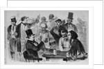 Lager Bier Everywhere. - Characteristic Scene in a New York Lager Bier Saloon by Anonymous