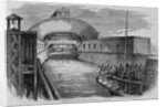 New Ferry-House, Jersey City, Opposite New York City by Anonymous