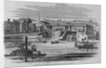 The Entrance of the Erie Canal From the Hudson River, at Albany, N. Y by Anonymous