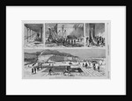 Cutting the Ice-West Side of the River, Above Rondout. The Ice Crop on the Hudson, 1874 by Anonymous