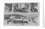 Cutting the Ice-West Side of the River, Above Rondout. The Ice Crop on the Hudson, 1874 by Anonymous