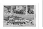 Cutting the Ice-West Side of the River, Above Rondout. The Ice Crop on the Hudson, 1874 by Anonymous