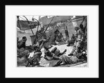 Taking in Live Stock for the Ashantee Expedition-Scene on Board Ship at Jellah Koffee by Anonymous