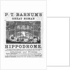 P.T. Barnum's Great Roman Hippodrome by Anonymous