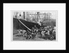 Scene on a New York dock - stevedores unloading a ship by I. P. Pranishnikoff