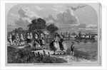 Coming from church - scene on the bayou lafourche by A. R. Waud