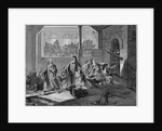 The war in Crete - the attack on the monastery of Arcadi. From an original sketch by Anonymous