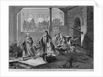 The war in Crete - the attack on the monastery of Arcadi. From an original sketch by Anonymous