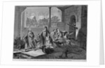 The war in Crete - the attack on the monastery of Arcadi. From an original sketch by Anonymous