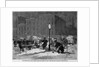 The snow-storm - carting snow fromt he streets of New York by Stanley Fox
