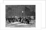 The snow-storm - carting snow fromt he streets of New York by Stanley Fox