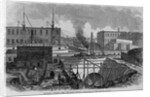 Tunnel under the Chicago River by Theodore R. Davis