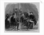 Indian council at Fort Dodge, Kansas, between General Hancock and the Kiowa Chiefs by Anonymous