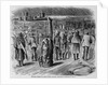 Sutler's store at Fort Dodge, Kansaa by Theodore R. Davis