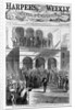 Jeff David leaving the court-house at Richmond - demonstration of the rebel citizens by Anonymous