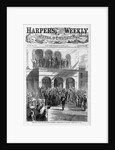 Jeff David leaving the court-house at Richmond - demonstration of the rebel citizens by Anonymous