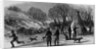 Burning the Cheyenne village near Fort Larned, Kansas, April 19, 1867 by Theodore R. Davi
