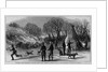 Burning the Cheyenne village near Fort Larned, Kansas, April 19, 1867 by Theodore R. Davi