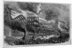 The Destruction by Fire of Barnum's American Museum, in New York, July 13, 1865 by Anonymous