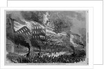 The Destruction by Fire of Barnum's American Museum, in New York, July 13, 1865 by Anonymous