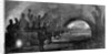 The Metropolitan Underground Railway, London-The Train Passing the Portland-Road Station by Anonymous