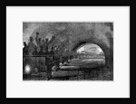 The Metropolitan Underground Railway, London-The Train Passing the Portland-Road Station by Anonymous