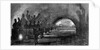 The Metropolitan Underground Railway, London-The Train Passing the Portland-Road Station by Anonymous