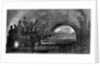 The Metropolitan Underground Railway, London-The Train Passing the Portland-Road Station by Anonymous