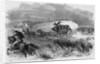 On the Plains - Indians Attacking Butterfield's Overland Dispatch Coach by Anonymous