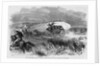On the Plains - Indians Attacking Butterfield's Overland Dispatch Coach by Anonymous