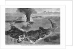 The Island of Santorin, Greek Archipelago, With the Submarine Volcano by Anonymous