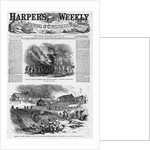 Scenes in Memphis, Tennessee, During the Riot - Burning a Freedmen's School-House by Anonymous