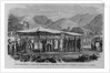King Kamehameha V. laying the corner-stone of the bishop's church at Honolulu by G. H. Bu