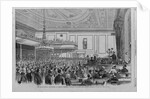 Magazine Illustration of President Wheeler at the Constitutional Convention in Albany by Stanley Fox