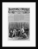 Page with text and diagram. Whipping a negro girl in North Carolina by "unconstructed" Johnsonians by Anonymous