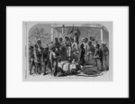 Scene on a Mississippi river steamer - "The Parting Song." by A. R. Waud