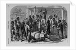 Scene on a Mississippi river steamer - "The Parting Song." by A. R. Waud