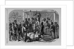 Scene on a Mississippi river steamer - "The Parting Song." by A. R. Waud