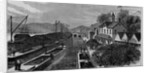 The coal depot at Rondout, New York by Theodore R. Davis