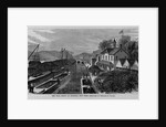 The coal depot at Rondout, New York by Theodore R. Davis