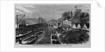 The coal depot at Rondout, New York by Theodore R. Davis