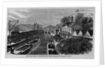 The coal depot at Rondout, New York by Theodore R. Davis
