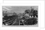 The coal depot at Rondout, New York by Theodore R. Davis