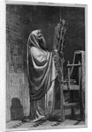 High-priest at Nablus reading the pentateuch by Anonymous
