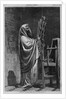 High-priest at Nablus reading the pentateuch by Anonymous