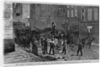 The recent troubles in Paris - attack on the barricades at Belleville, February 7 by Anonymous
